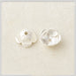 Alloy Five-Petal Bead Caps 12mm Chubby Bright Silver 100pcs 4