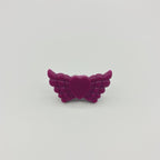 Wing Silicone Beads Mixed Colors 20pcs 37