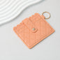 PU Card Holder Keychain Multi Patterned