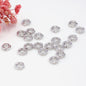Brass Circle Spacer Beads 4*1.1mm 6*1.6mm Jute Rope Texture 100pcs 5