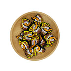 Silicone Focal Beads Monster Croc Fiery Crocodile Head Tongue Design 20pcs 2