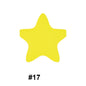 Star Shaped 45mm Silicone Beads Smooth Surface 50pcs 13