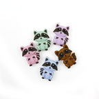 Silicone Focal Beads Little Bear Sitting Pose 10pcs 5