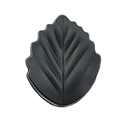 Colorful Leaf Silicone Beads Solid Color Matte Finish 20pcs 18
