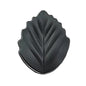 Colorful Leaf Silicone Beads Solid Color Matte Finish 20pcs 18