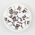  3D Star Coffee Cup  Silicone Focal Beads 20Pcs 2