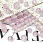 Dual Tone 8mm Round Resin Opal Beads Sparkling Glitter Finish 50pcs 11