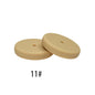 25mm Silicone Beads Flat Coin Spacer Pastel Mix 50pcs 8
