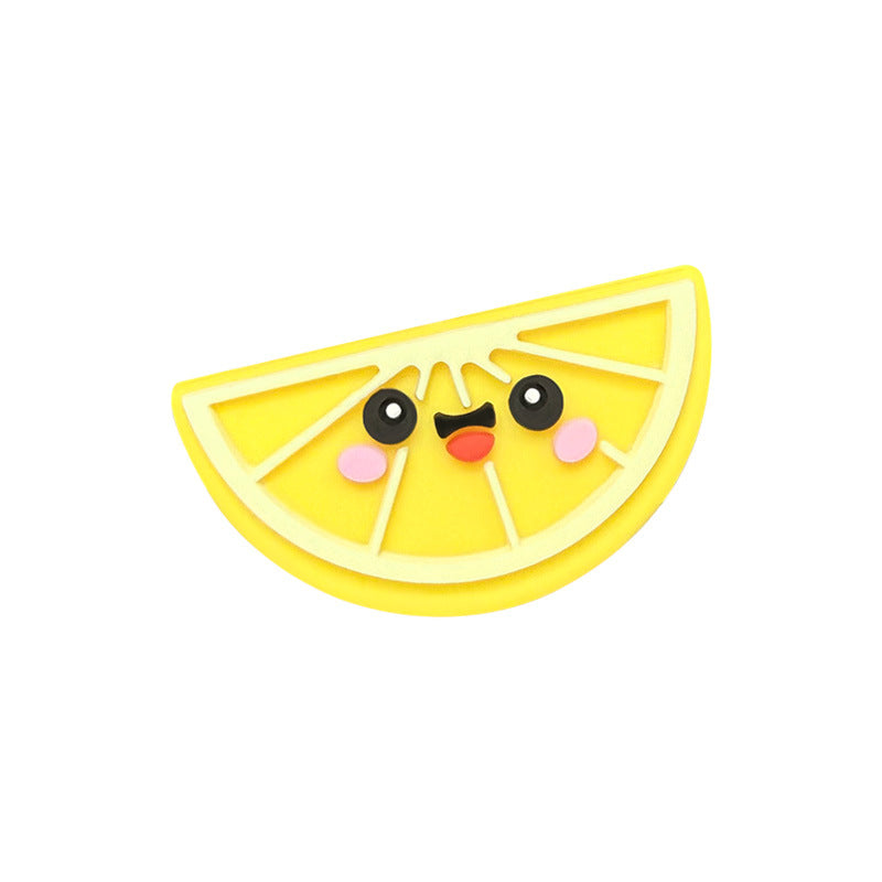 Silicone 3D Fruit Series Focal Beads Cute Fruit Shapes 20pcs 11
