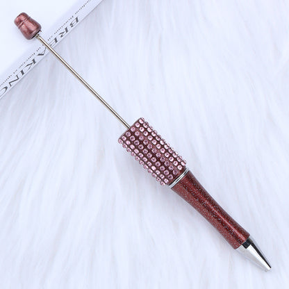 Beadable Pen Rhinestone Studded Metallic Colorful 1.0 mm Tip 28