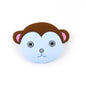 Silicone Focal Beads Monkey Face Rounded Ears 20pcs 9