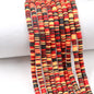 Flat Clay Beads 6mm Colorful Matte Polymer Spacer 10 Strands 45