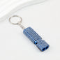 Rhinestone Whistle Keychain Self Defense Colorful Compact