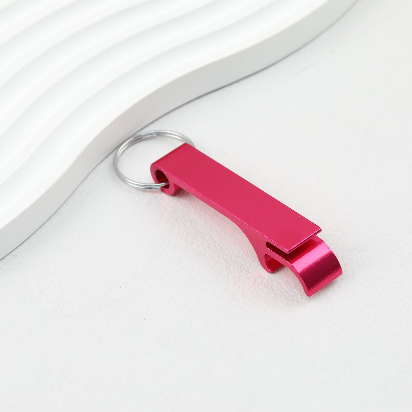 Aluminum Bottle Opener Keychain Slim Durable Lightweight