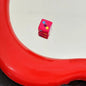 Star Printing Acrylic Square Beads 10mm Two-Color Glossy 20pcs 8