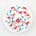 3D Pink Blue Cute Sitting KT Cat Silicone Focal Beads 20Pcs  3