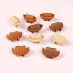 Silicone 3D Focal Beads Jesus Noah Ark Raised Ark Shape 6