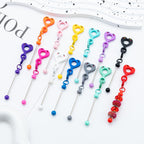 Beadable Cup Charms Smiley Heart-shaped