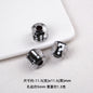 Transparent Dyed Core Acrylic Question Mark Cube Beads 20pcs 11mm 10