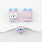 3D Animal Silicone Focal Beads Cute Rabbit Dog Design 20pcs