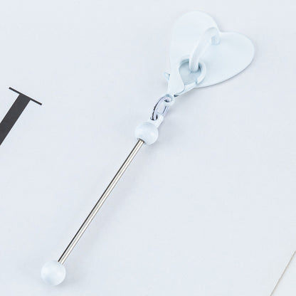 Beadable Metal Cup Charms Heart-shaped