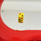 Star Printing Acrylic Square Beads 10mm Two-Color Glossy 20pcs 6