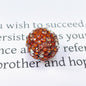 Colored Clay Ball Rhinestone Beads 16mm Glass Glaze 20pcs 7