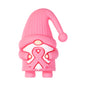 Breast Cancer Awareness 3D Silicone Focal Beads Pink Ribbon 20pcs 11