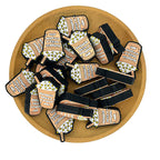 Silicone Focal Beads Pumpkin Spice Milk Tea Holding Straw 1pcs 2