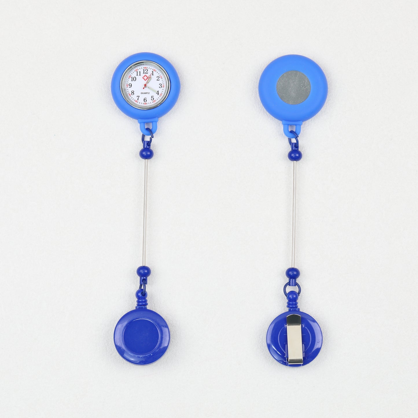 Beadable Pocket Watch Glow In The Dark Silicone Case Easy Pull Buckle