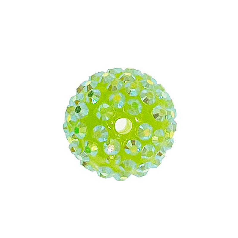 Ball Rhinestone Beads 20mm Multicolor Sparkle 50pcs 4