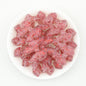 Sparkling Bow Shaped Silicone Focal Beads Glitter Effect 20pcs - Color 6