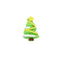 Silicone 3D Focal Beads Christmas Tree Five Pointed Star Topper 20pcs