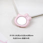 Cat Head Mirror Acrylic Beads 28x32mm Round Flat 10pcs 10