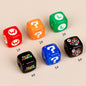 Cartoon Mario Acrylic Square Beads 14mm Glossy Finish 10pcs 4