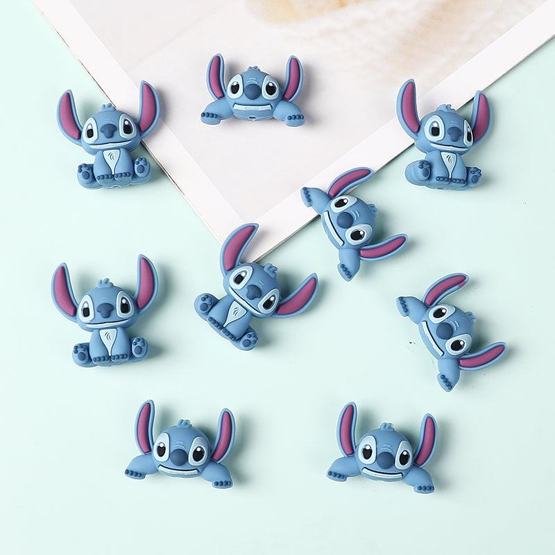 Silicone 3D Focal Beads Stitch Half-Lying and Sitting Posture 20pcs 4