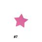 14mm Star Silicone Beads Solid Colors Matte Finish 50pcs 8