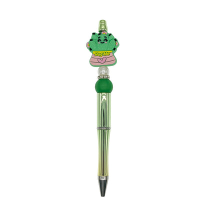 Cactus Hug Me Silicone Focal Beads 20pcs 3