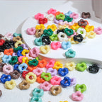 Acrylic Wavy Spacer Beads 9mm Mini Glossy Finish 100pcs 5