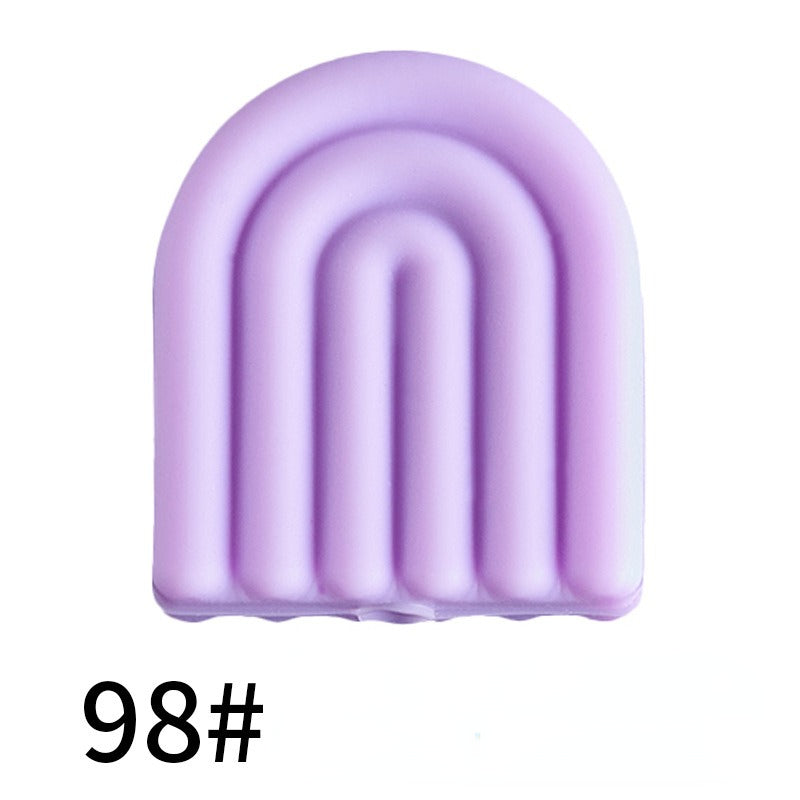 Color Arch Silicone Beads Minimalist Door Design 20pcs 24