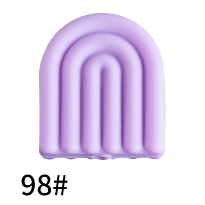 Color Arch Silicone Beads Minimalist Door Design 20pcs 24