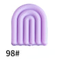Color Arch Silicone Beads Minimalist Door Design 20pcs 24