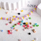 Acrylic Water Drop Spacer Beads 5mm Solid Color 162pcs 4