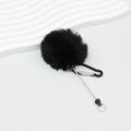 Beadable Ball Top Climbing Buckle Metal Plastic Colorful 14.5cm - Black