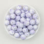 15mm Colorful Polka Dot Print Round Silicone Beads  50pcs 2