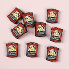 Silicone Focal Beads Library Reed Duck Book Phrase Set 20pcs 33