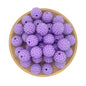 Bubblegum Round Rhinestone Beads 20mm Acrylic Transparent 50pcs 8