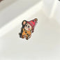 Double-Sided Embedded Pop Mart Twinkle Twinkle Enamel Acrylic Beads 5pcs 3