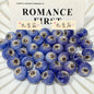 Luminous Color-Changing Resin Round Flower Beads 16mm 10pcs 13