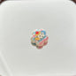 Cartoon Pattern Cherry Blossom Shaped Acrylic Beads 20mm 10pcs 3